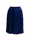 pleats please, blue velvet, Skirts, Blue