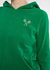 Hoodie Miracle of Wimbledon, court romance green, Sweatshirts & Hoodies, Grün
