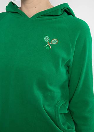 Hoodie Miracle of Wimbledon, court romance green, Sweatshirts & Hoodies, Green