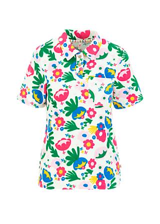 T-Shirt Terry Tiebreaker, happy flower party, Tops, White