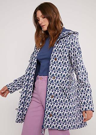 Soft Shell Jacket Wild Weather, blue romantic mosaic, Jackets & Coats, Blue