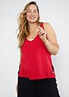 Sleeveless Top Heatwave Hush, flawless red knit, Shirts, Red