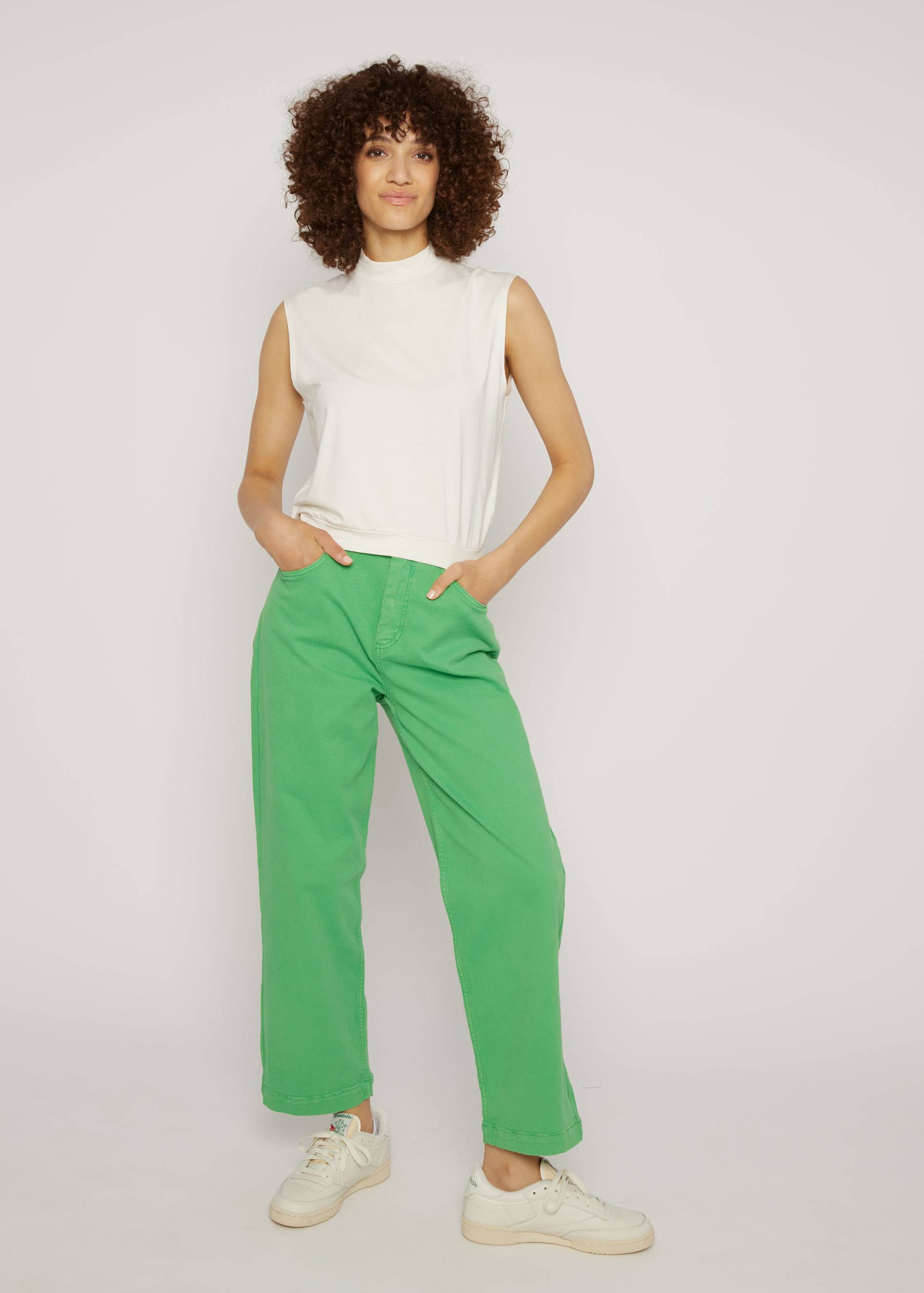 Hose High Waist Olotte Remade, fit and fresh, Hosen, Gr&uuml;n