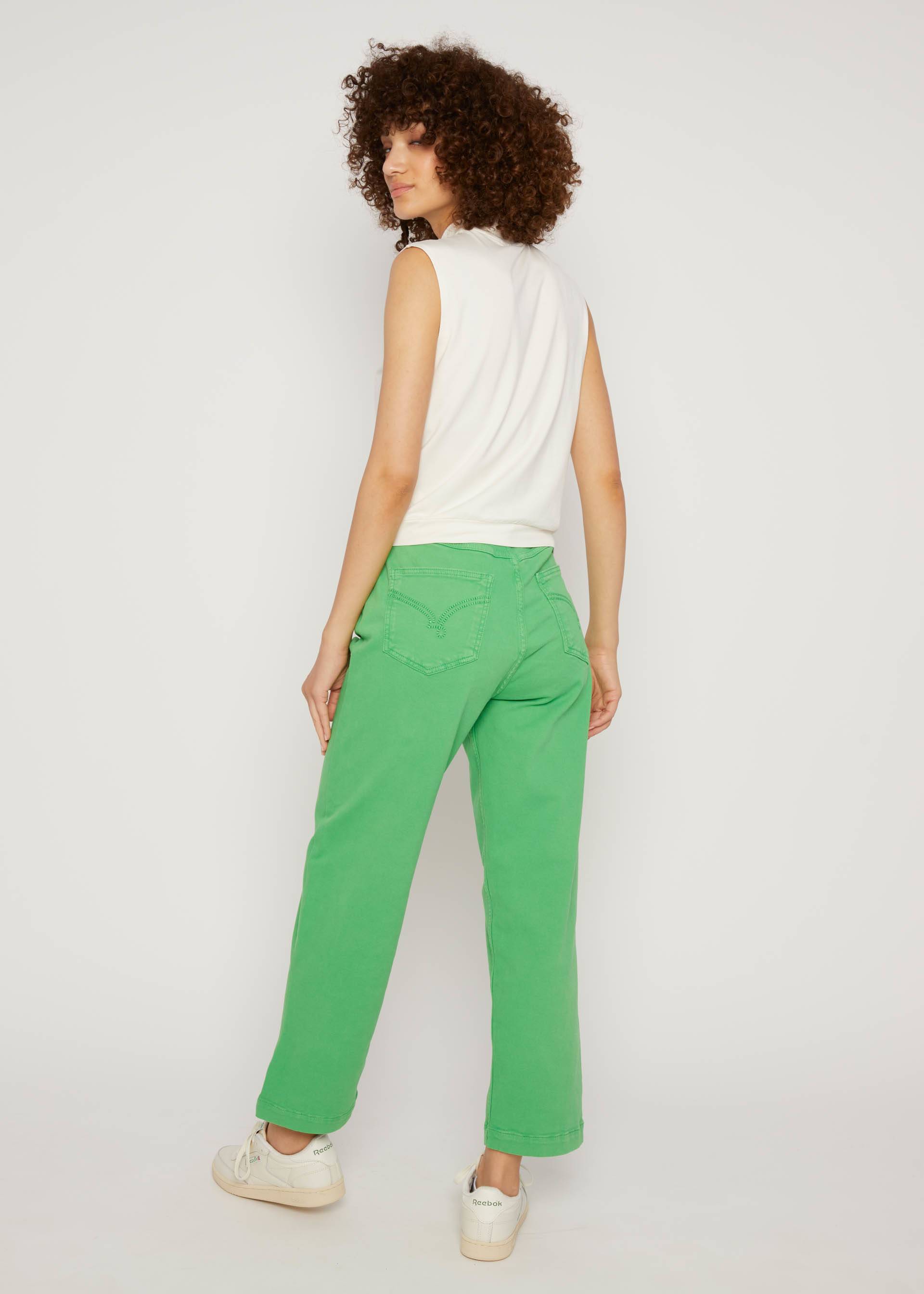 Hose High Waist Olotte Remade, fit and fresh, Hosen, Gr&uuml;n