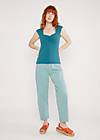 Sleeveless Top Let Romance Rule, moonstone teal, Shirts, Turquoise