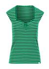 Breton shirt Let Romance  Rule, sports club stripes, Tops, Green