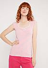 Breton shirt Let Romance  Rule, strawberry stripes, Tops, Pink