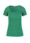 T-Shirt Vintage Heart, sports club stripes, Tops, Green