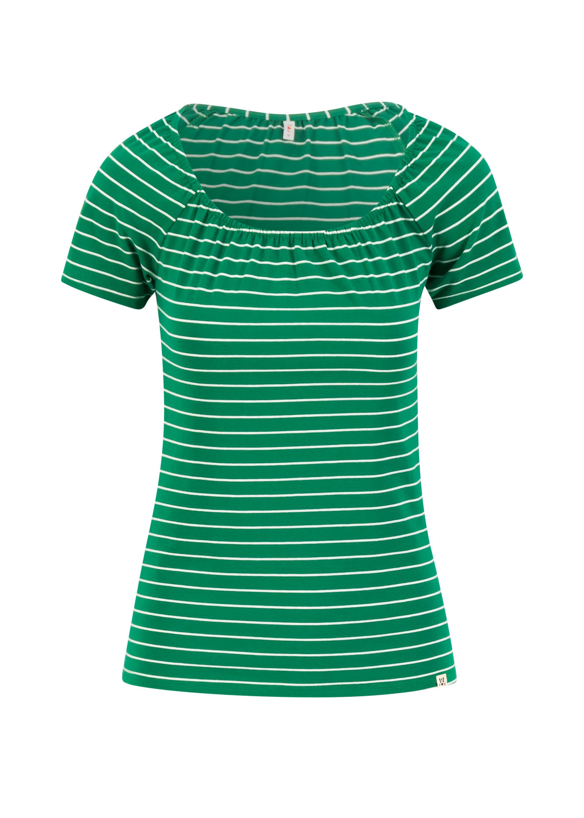 T-Shirt Vintage Heart, sports club stripes, Tops, Green