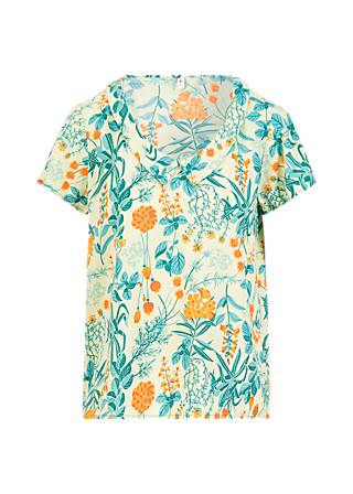 Summer blouse Feed the Birds, botanical delight, Blouses & Tunics, Green