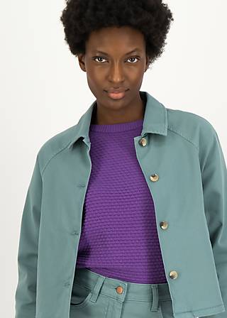 Short Jacket Holly go Lightly, cute pastel petrol, Jackets & Coats, Blue