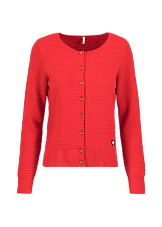 Cardigan Save the Brave, something about deep love, Strickpullover & Cardigans, Rot