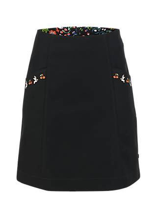 Mini Skirt Practically Perfect Dekor, caballo negro, Skirts, Black
