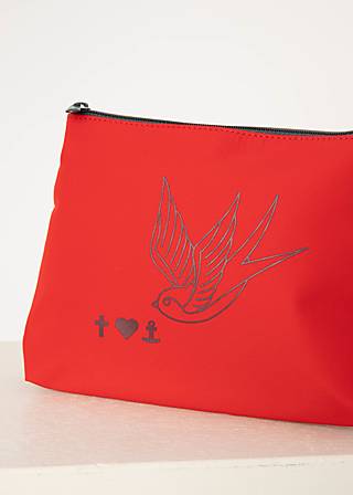 Makeup Bag Beauty Friend, eco red, Accessoires, Red