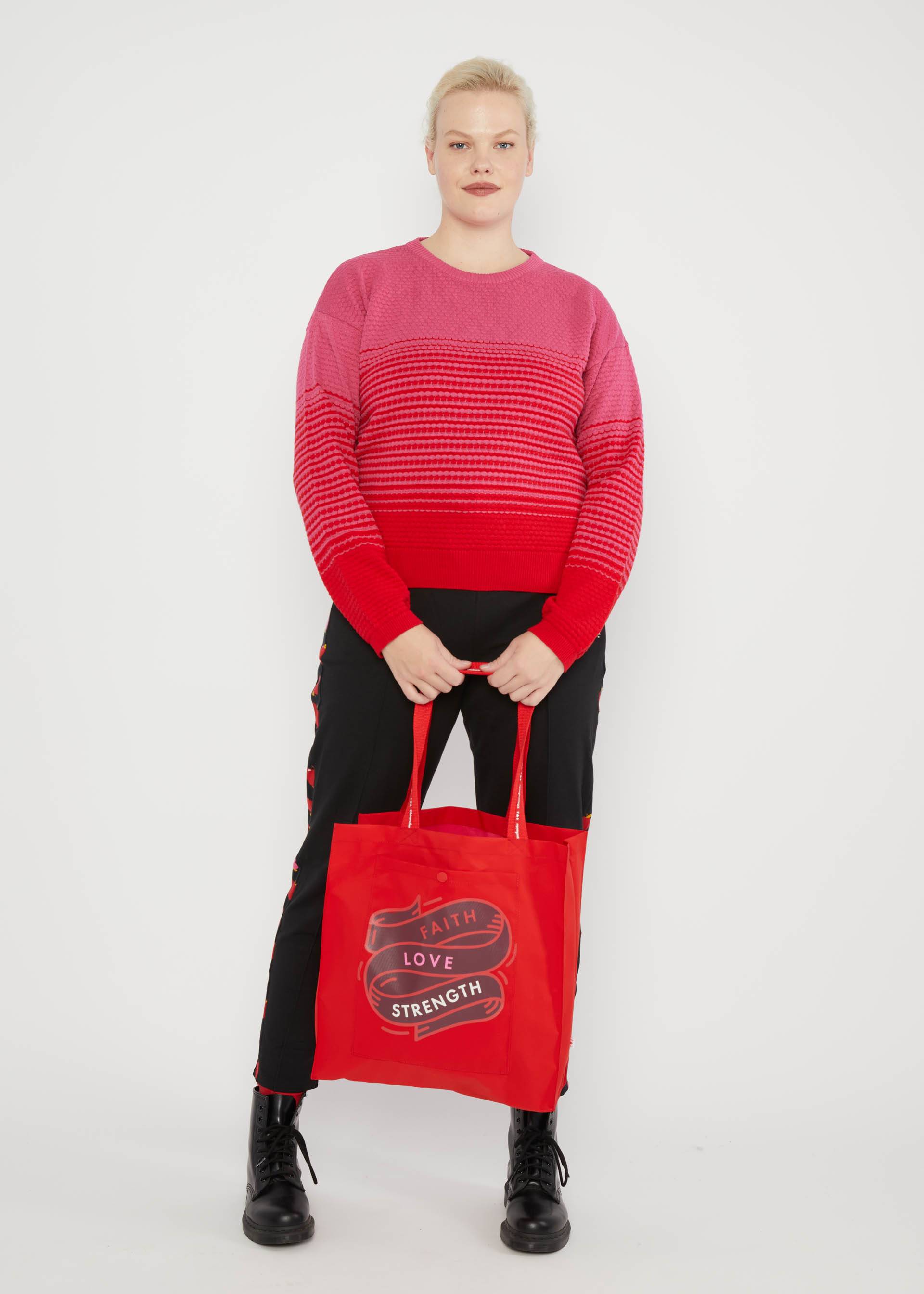 Handtasche One for All, eco red, Accessoires, Rot