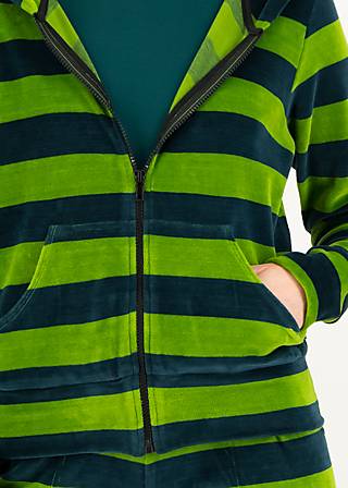 Zip-Jacke Luscious Cocoon, love to explore stripe, Sweatshirts & Hoodies, Grün