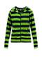 Zip jacket Luscious Cocoon, love to explore stripe, Zip jackets, Green