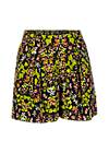 Shorts Summercamp Scout, poetic garden, Trousers, Black