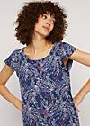 Top Frilly Crew, untold treasures, Shirts, Blue