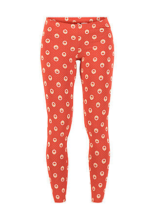 Cotton Leggings a walk in the park, mister mush, Trousers, Red
