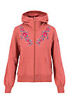 Zip Top aura paramour, dusty rosewood, Zip jackets, Pink