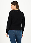 Knitted Jumper chic mystique, suited in black, Knitted Jumpers & Cardigans, Black