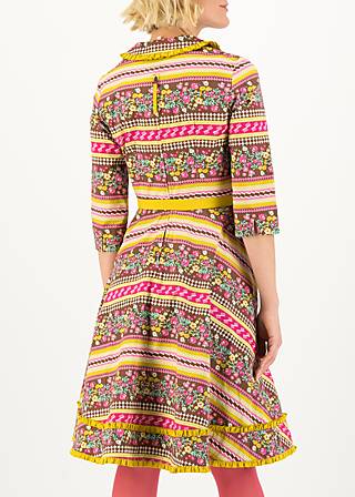 Blusenkleid hello mary rose, garden glory, Kleider, Braun