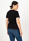 T-Shirt logo balconette tee, just me in black, Shirts, Schwarz