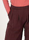 logo woven trousers, winter wine, Trousers, Red