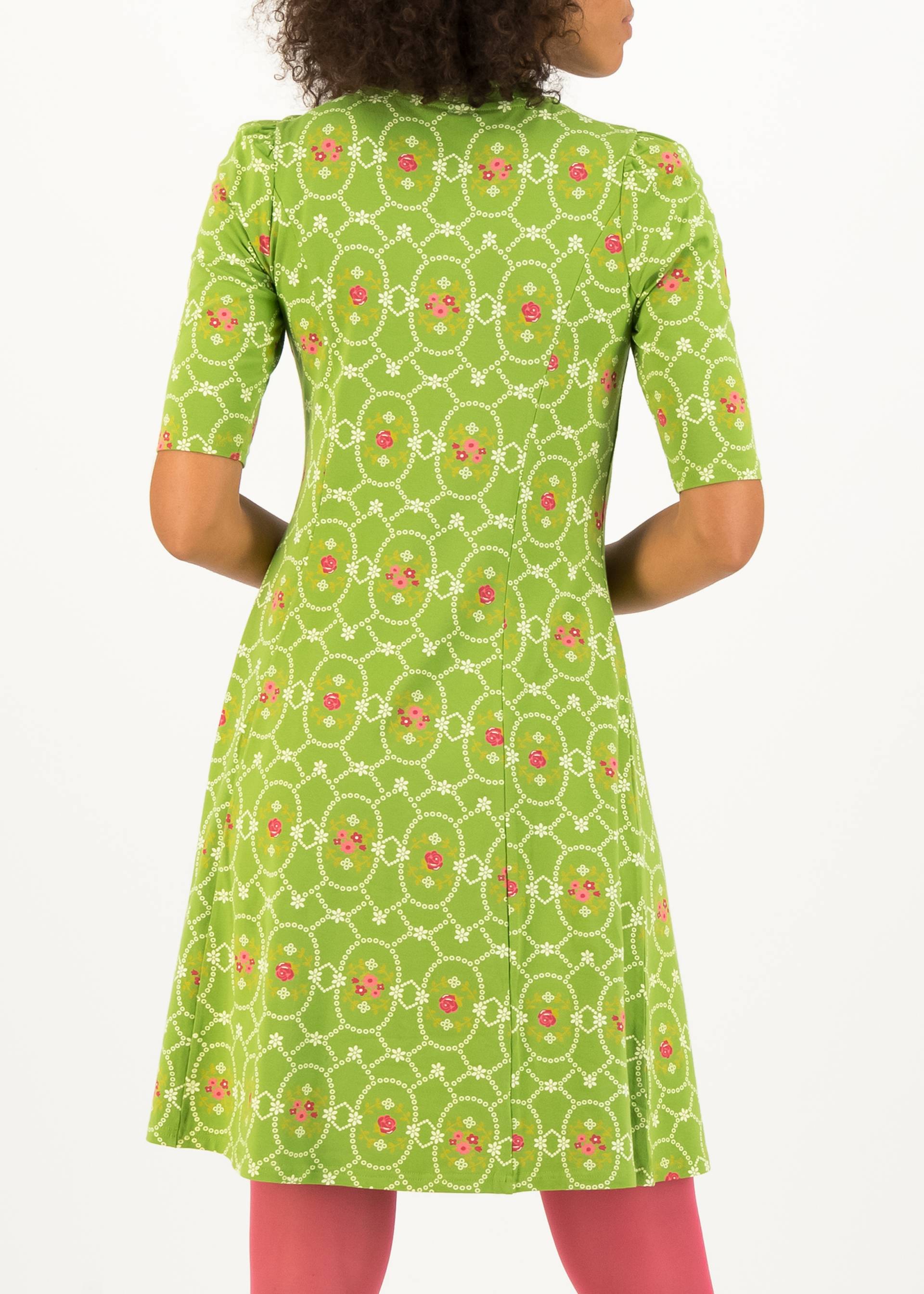 Mini Dress tree of life, flowery willow, Dresses, Green