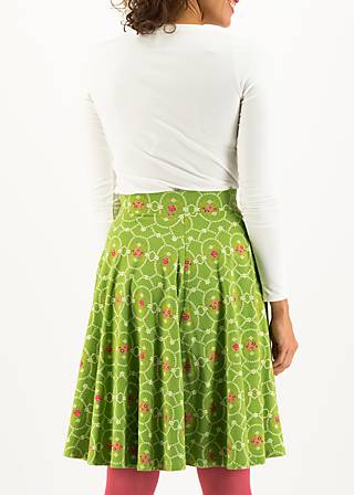 Tellerrock wooden heart, flowery willow, Röcke, Grün