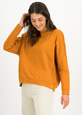 Sweatshirt Boxy Sweater, sunny honey, Sweatshirts & Hoodies, Yellow