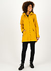 Soft Shell Jacket wild weather long anorak, ahoi seashell, Jackets & Coats, Yellow