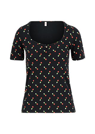T-Shirt Balconnet Féminin, mon cherry, Shirts, Schwarz