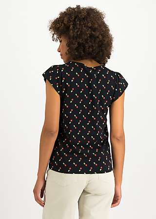 Shirt Charming V Neck, mon cherry, Shirts, Schwarz