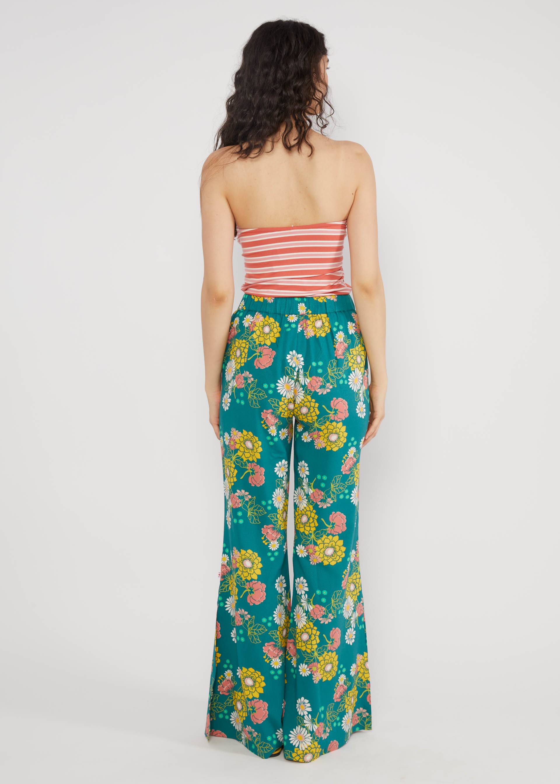 Flares Flarebunny, eternal flower dance, Trousers, Green