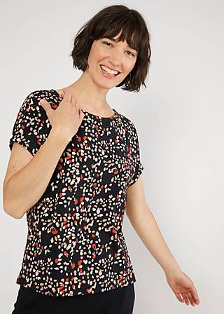 Jersey Top Glow and Grow, summer night cutie-pie, Tops, Black