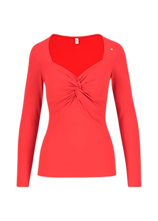 Longsleeve Hot Knot Pow Wow, miss kiss, Shirts, Rot