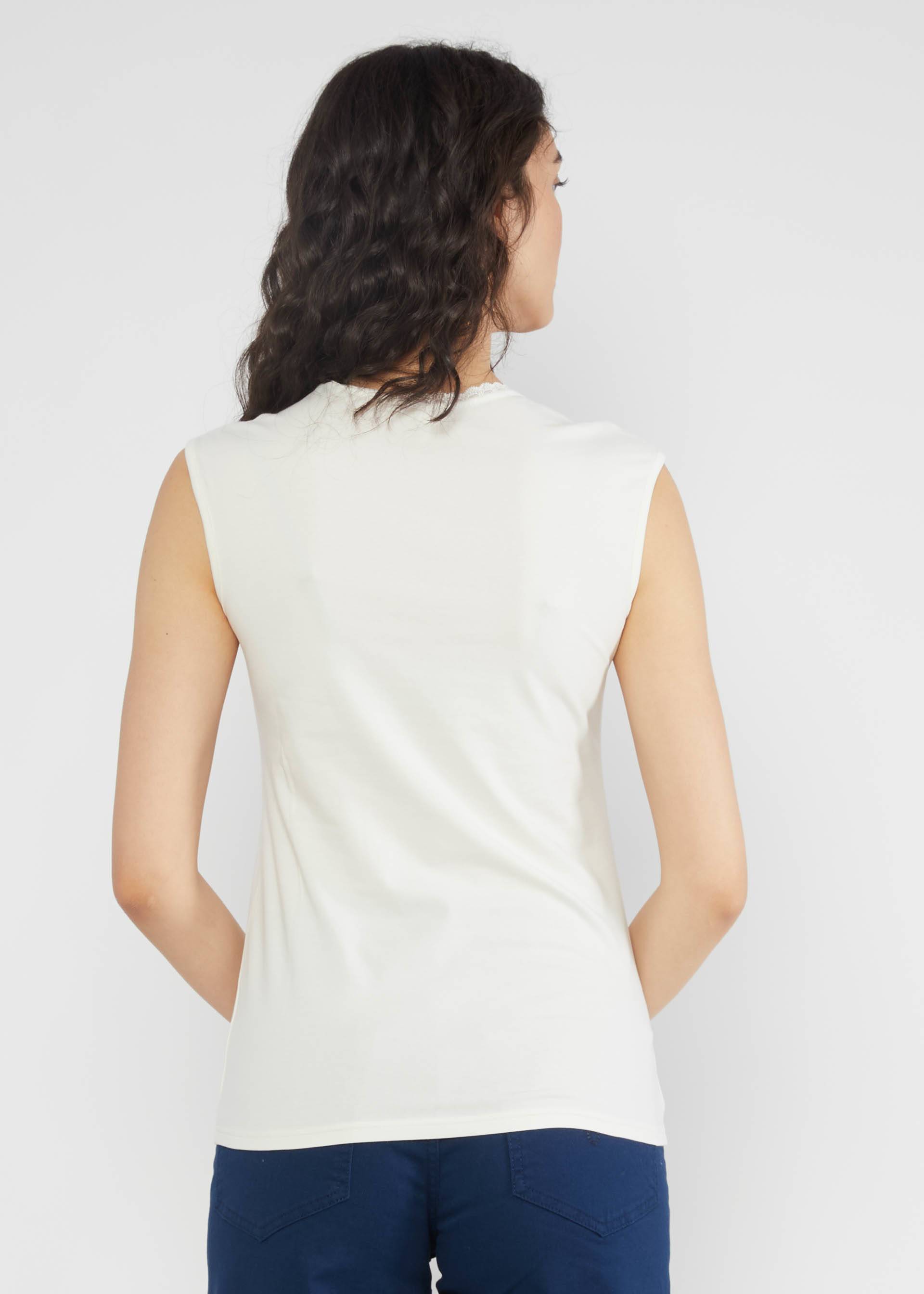 Summer top Let Romance Rule, fluffy cotton white, Tops, White