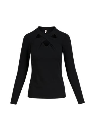 Longsleeve Poetic Garden, mysterious ink, Shirts, Schwarz