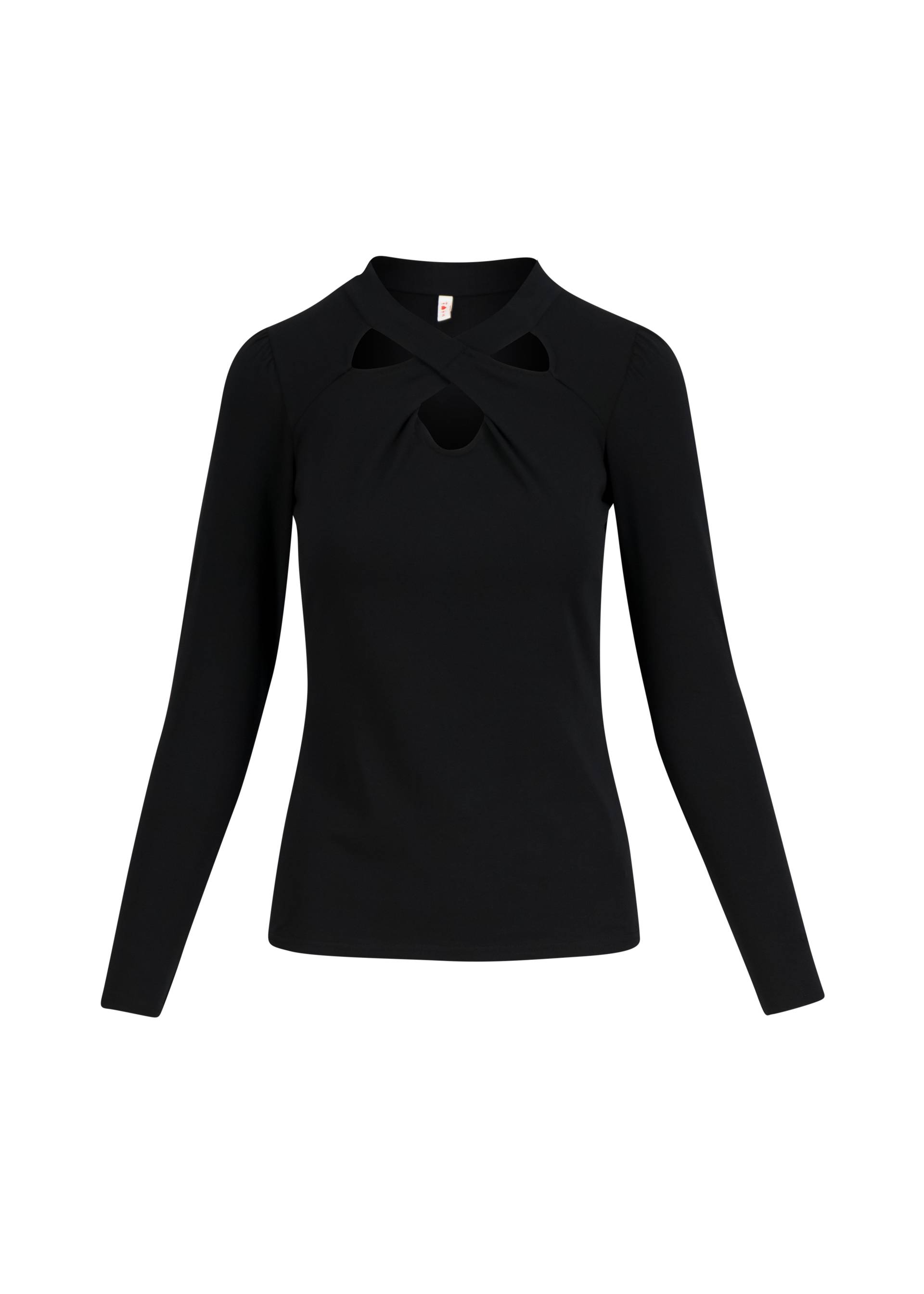 Longsleeve Poetic Garden, mysterious ink, Shirts, Schwarz