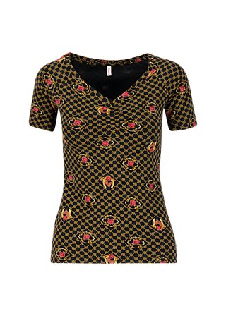 T-Shirt savoir-vivre, fiona fortuna, Shirts, Schwarz