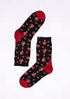 Cotton socks sensational steps, russian rose, Socks, Black