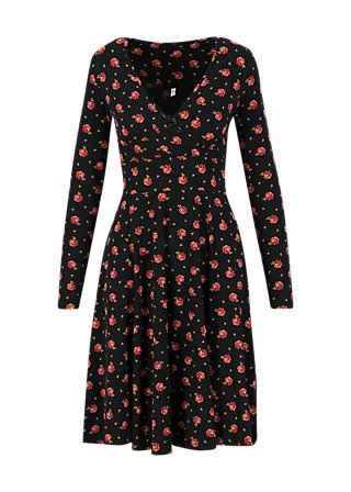 Wickelkleid shalala tralala, romy rose, Kleider, Schwarz