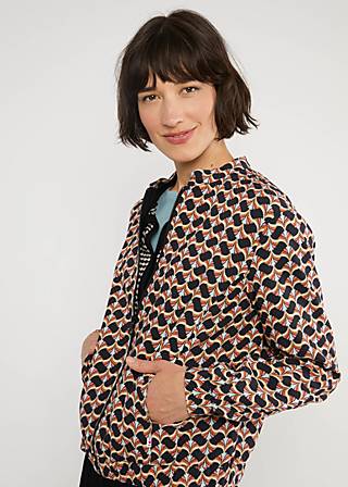 Blouson Springbreaker, rainbow brush, Jacken & Mäntel, Schwarz