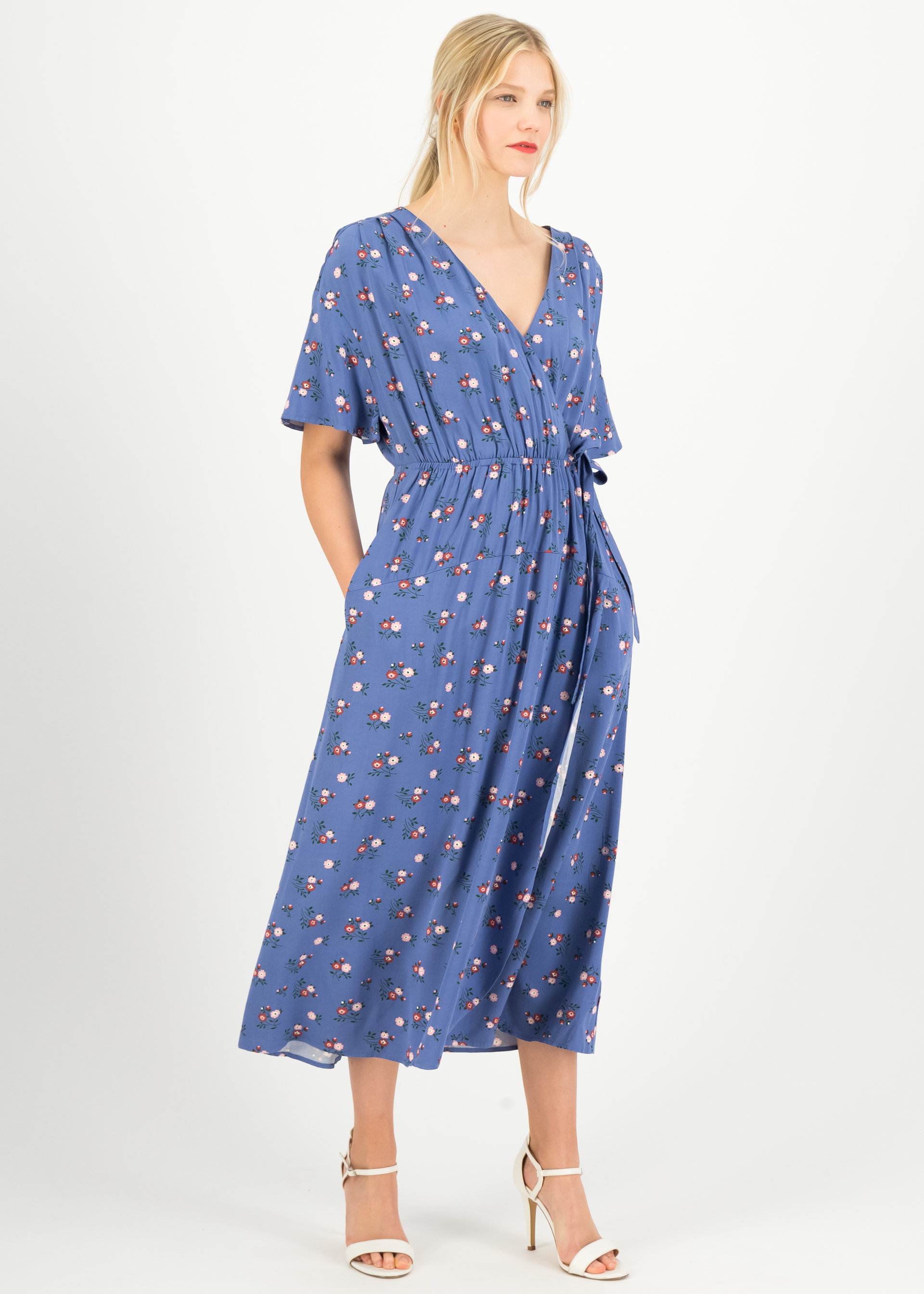 Wickelkleid The Coolest Cache, blooming bay, Kleider, Blau