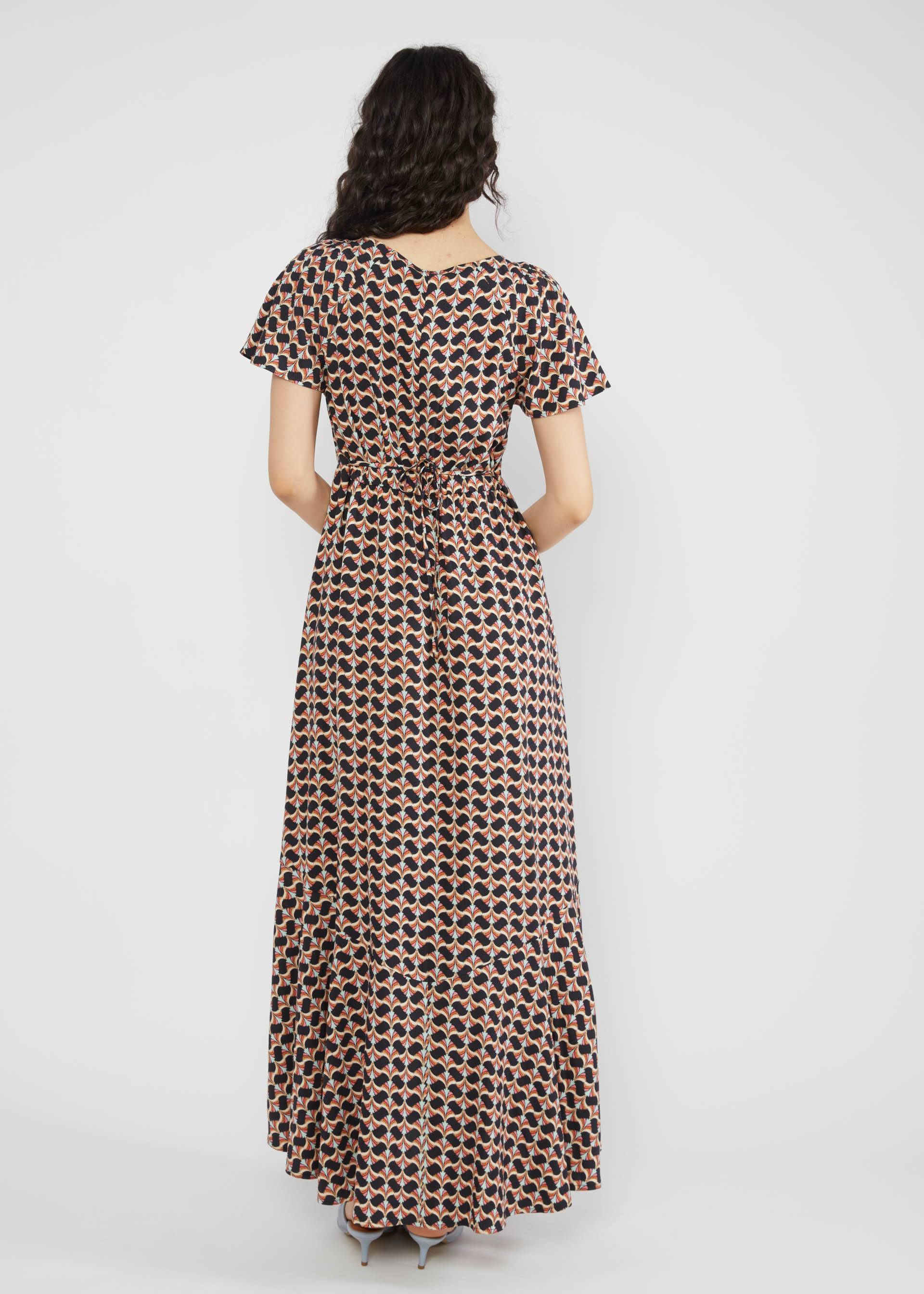 Maxikleid Waltzing Matilda, rainbow brush, Kleider, Schwarz