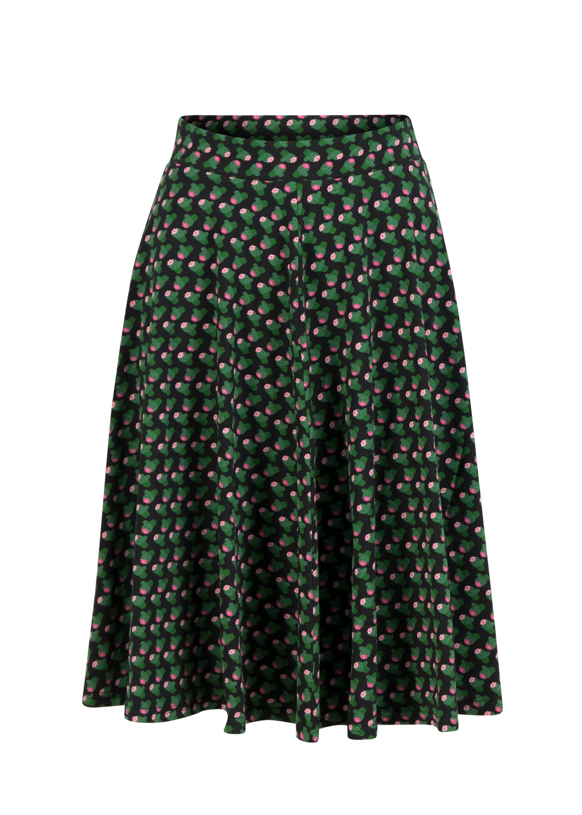 Tellerrock Wooden Heart Circular, tiny little cactus, Röcke, Schwarz