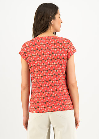 T-Shirt Breezy Flowgirl, frutto paradiso, Shirts, Rot