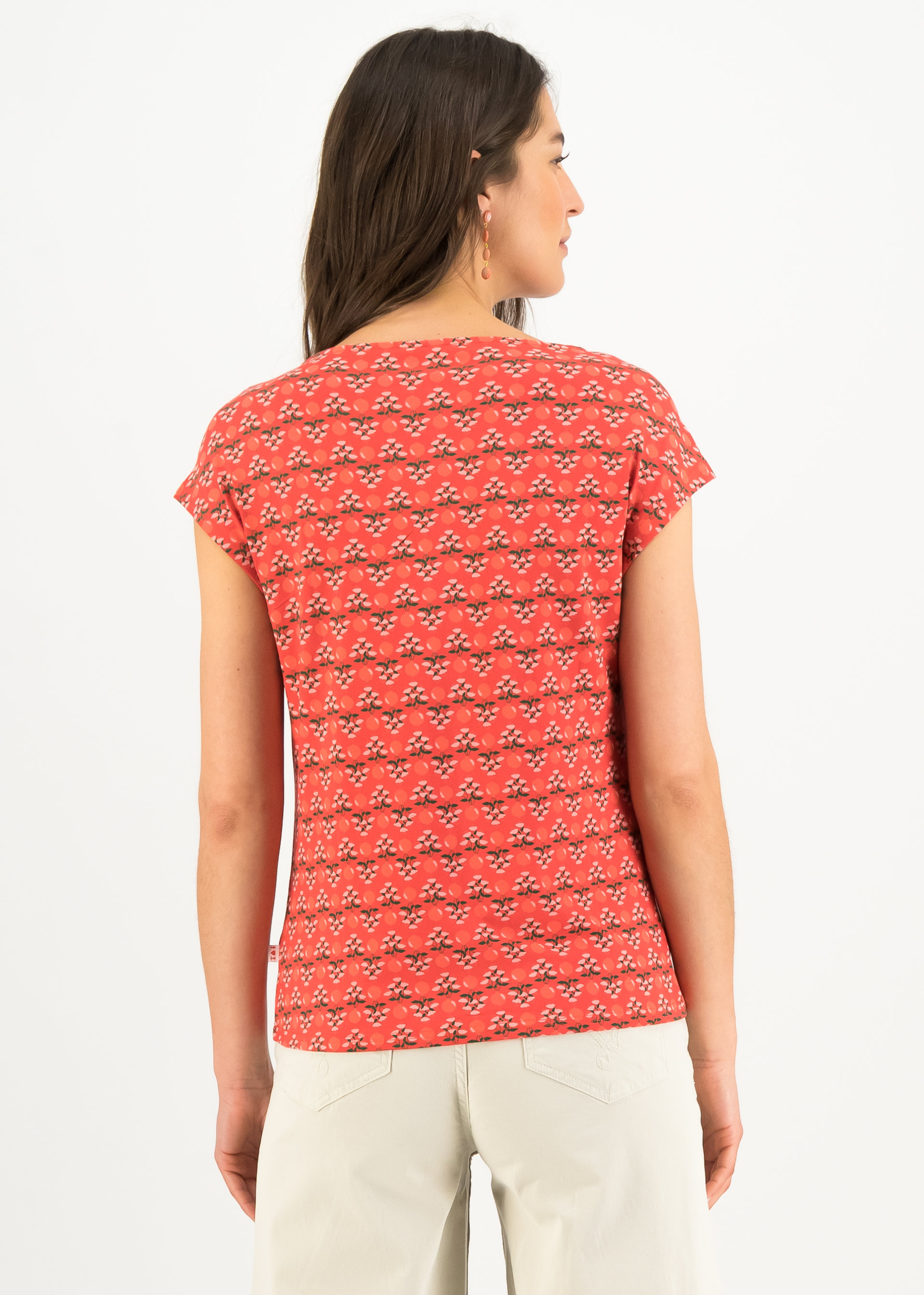 T-Shirt Breezy Flowgirl, frutto paradiso, Shirts, Rot